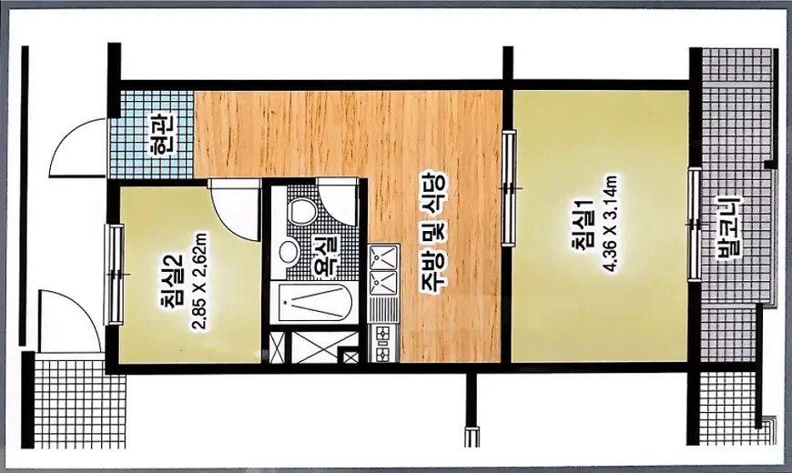 서울등촌6 50년공공임대주택 평면도 서울등촌6 50년공공임대주택 평면도